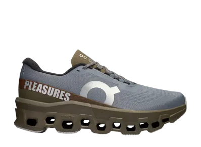 PLEASURES × The Loop × On Cloudmonster 2 PLS-TL "Mist/Olive"