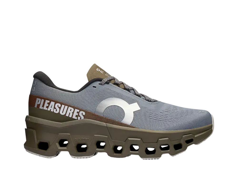 PLEASURES × The Loop × On Women's Cloudmonster 2 PLS-TL "Mist/Olive"