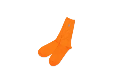 Polo Ralph Lauren Cotton Rib Single Sock "Orange"