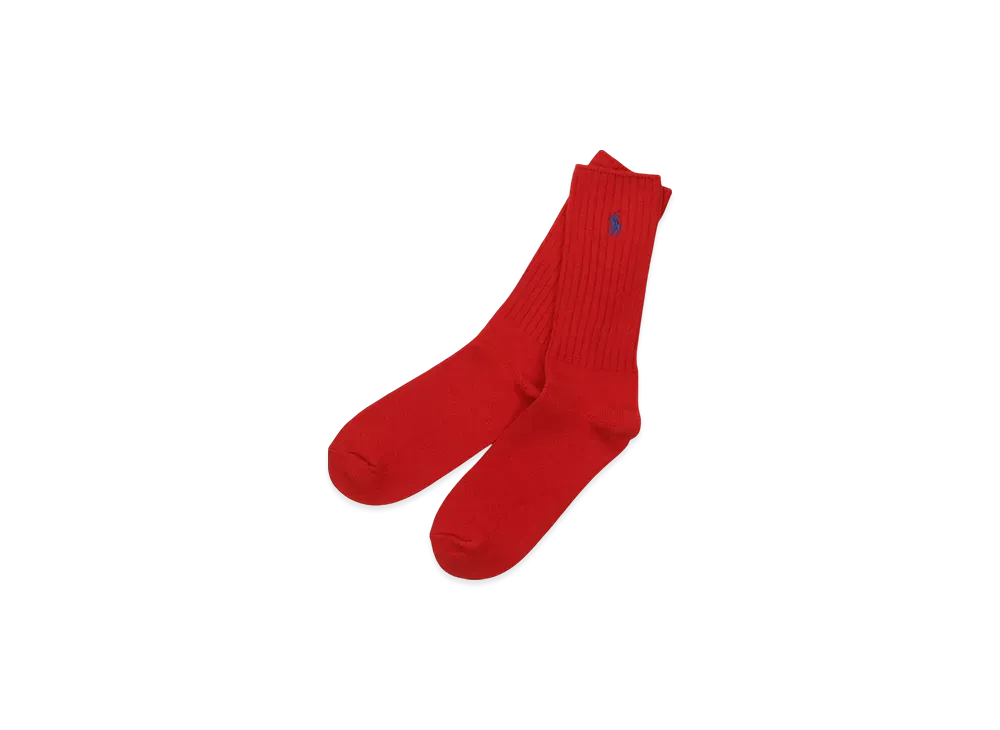 Polo Ralph Lauren Cotton Rib Single Sock "Red"