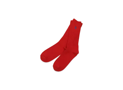 Polo Ralph Lauren Cotton Rib Single Sock "Red"