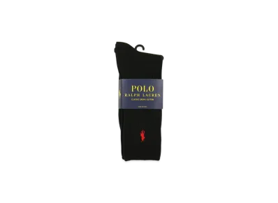 Polo Ralph Lauren Cotton Rib Single Sock "Black"