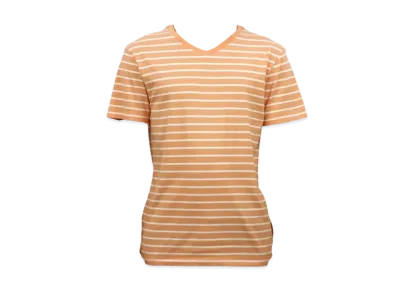 Polo Ralph Lauren Striped Pony V-Neck Tee "Orange"