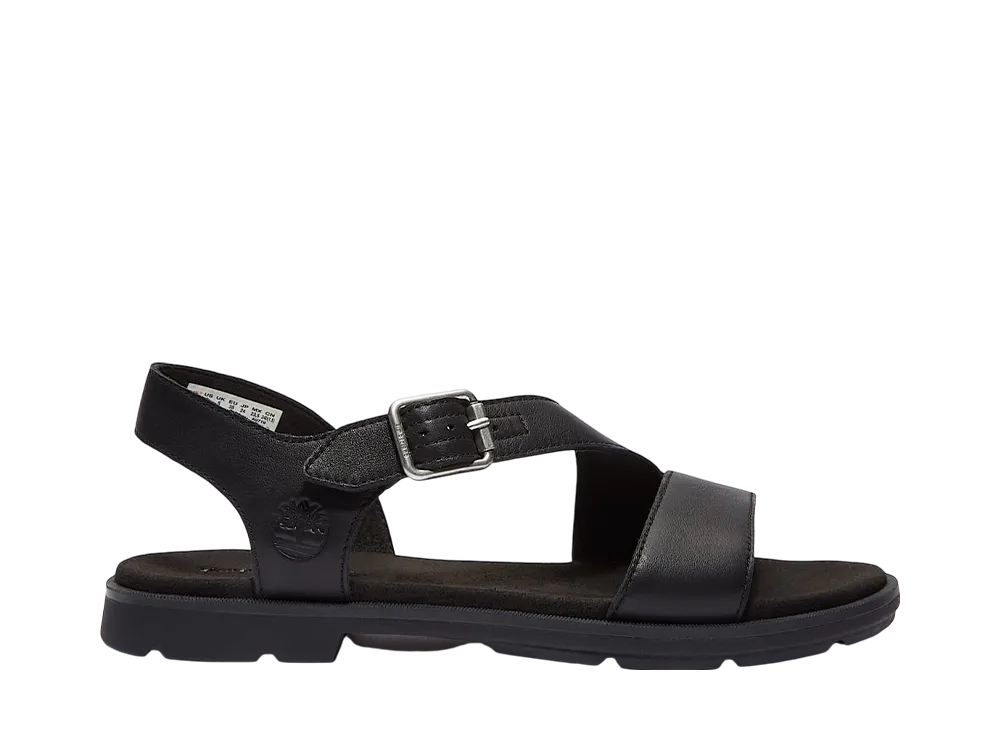 Timberland Women's Calista Bay Backstrap Sandal "Black Full Grain"