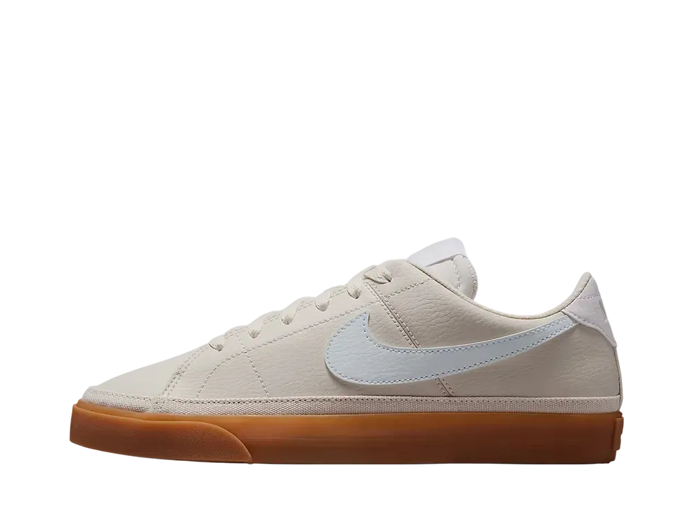 ナイキ ウィメンズ コートレガシー ロー "ファントム/ガムイエロー/ホワイト"