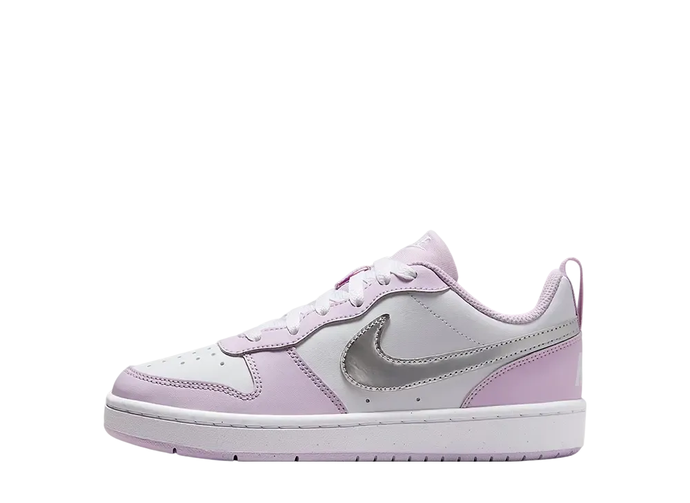 Nike GS Court Borough Low Recraft SE "Doll/White/Metallic Silver"