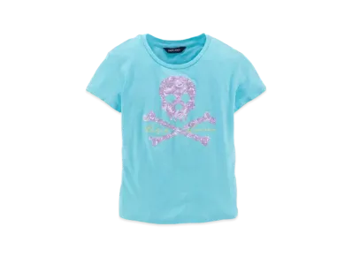 Polo Ralph Lauren Kids Solid Cotton Skull Top "Blue"