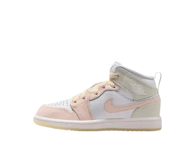 ナイキ PS ジョーダン1 ミッド SE "セイル/シーグラス/グレイシャーブルー/グアバアイス" (キッズ)