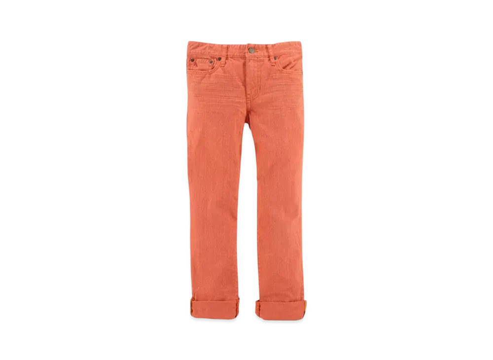 Polo Ralph Lauren Kids Skinny-Fit Colored Jean "Orange"