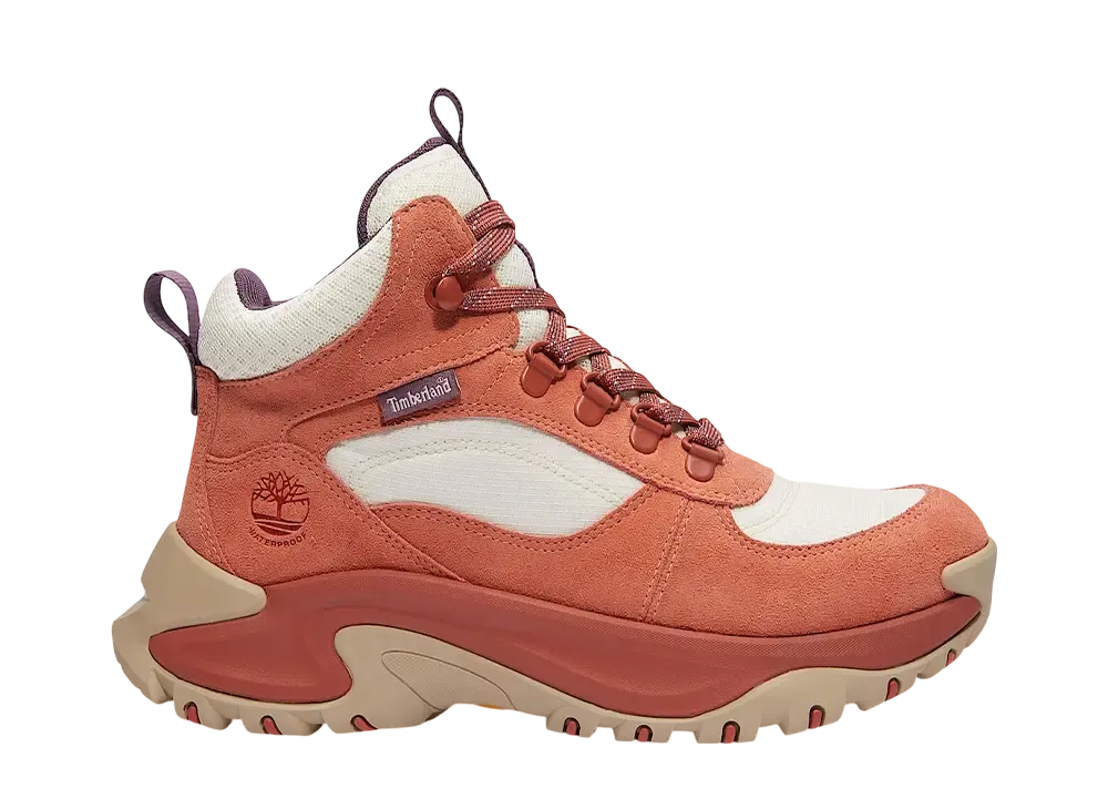 Timberland Women's Mt Maddsen Peak Waterproof Hiking Boot "Medium Red Suede"