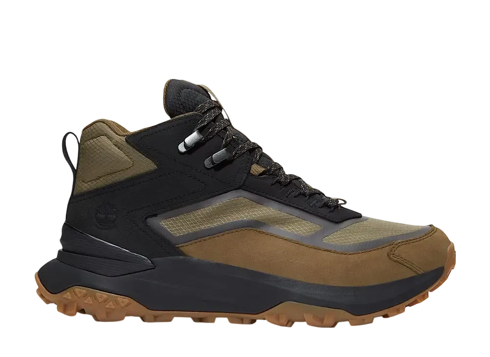 ティンバーランド モーション アクセス ミッド レースアップ ウォータープルーフ "オリーブリップストップ"