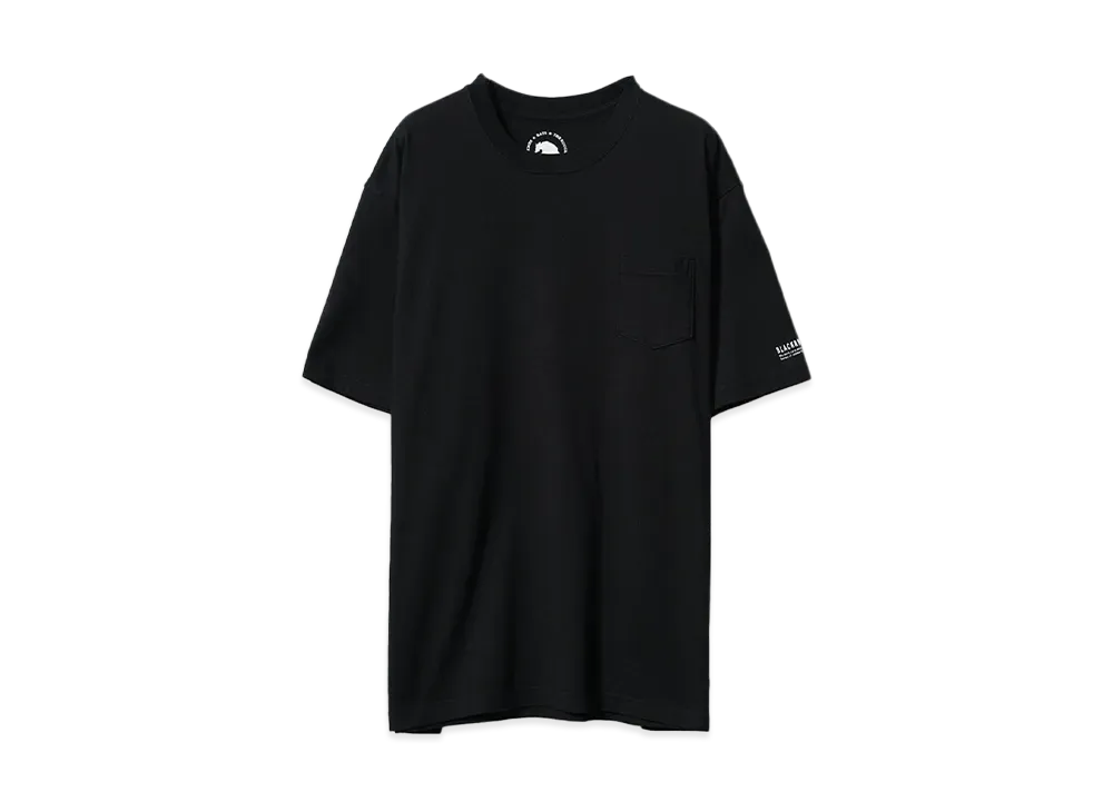 RATS REGULAR SILHOUETTE CREW NECK PACK TEE "BLACK"
