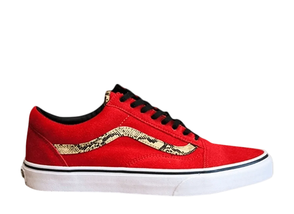 Vans Old Skool Snake "Red/Gold"