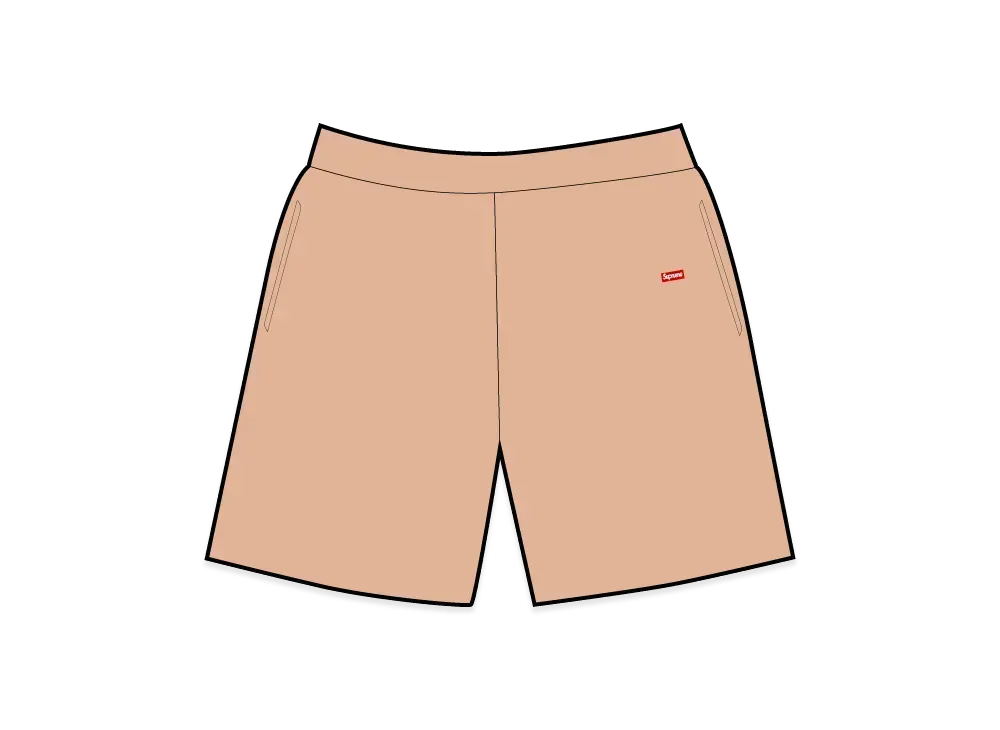 Supreme Small Box Sweatshort "Khaki"