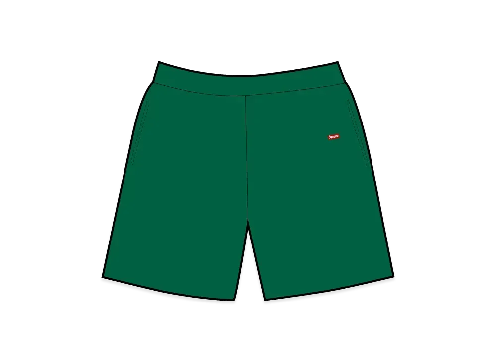 Supreme Small Box Sweatshort "Pine"