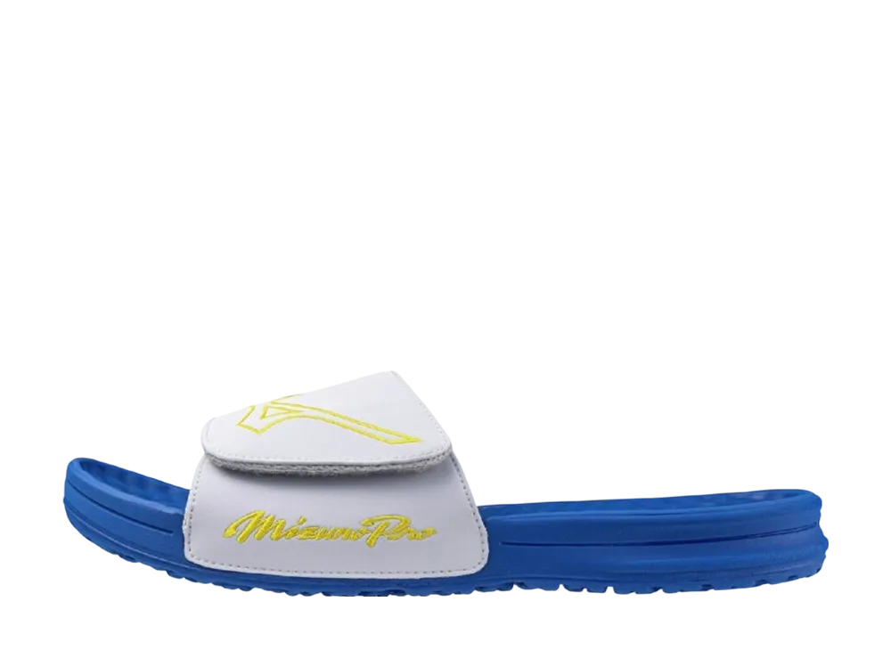 ミズノ ミズノプロ スライド2 "ホワイト/イエロー/ブルー"