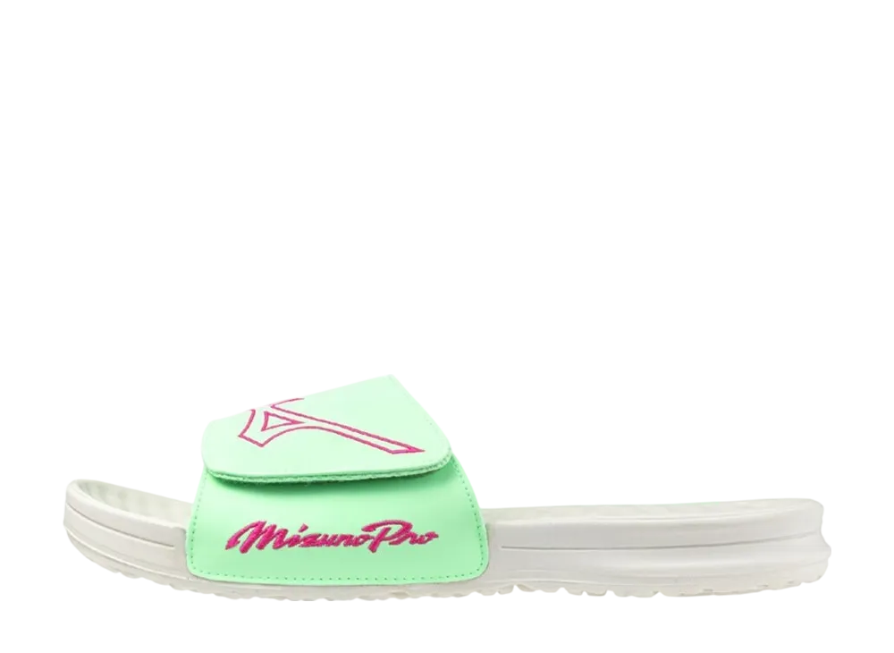 ミズノ ミズノプロ スライド2 "ネオミント/ピンク/ホワイト"