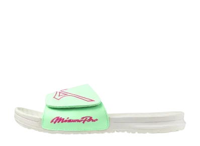 ミズノ ミズノプロ スライド2 "ネオミント/ピンク/ホワイト"