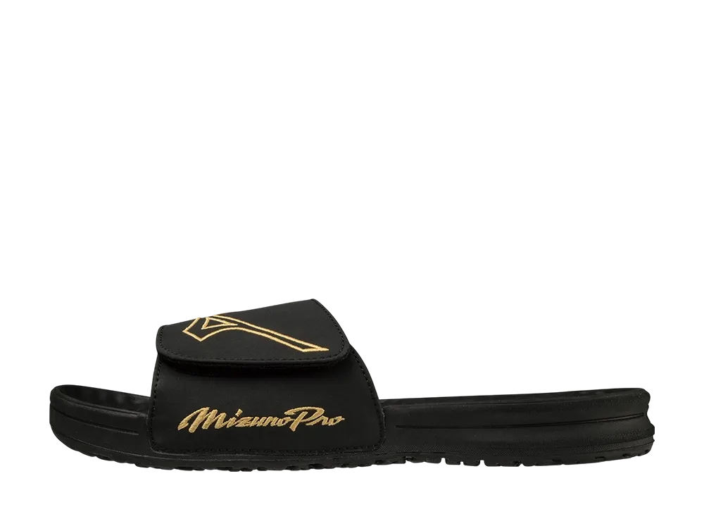 ミズノ ミズノプロ スライド2 "ブラック/ゴールド"