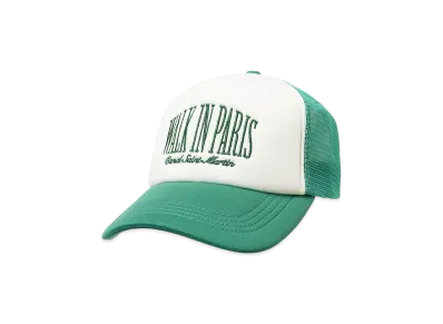 Walk In Paris The forest green trucker cap "GREEN"