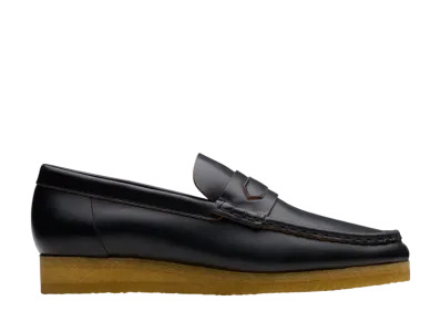 Clarks Wallabee Penny "Black Smooth Leather"