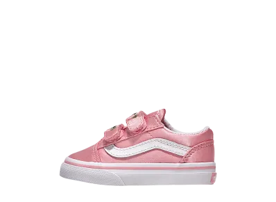 Vans Toddler Old Skool V Satin "Pink"