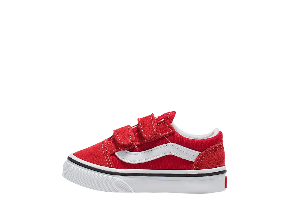 バンズ トドラー オールドスクール V サテン "レーシングレッド/ホワイト"