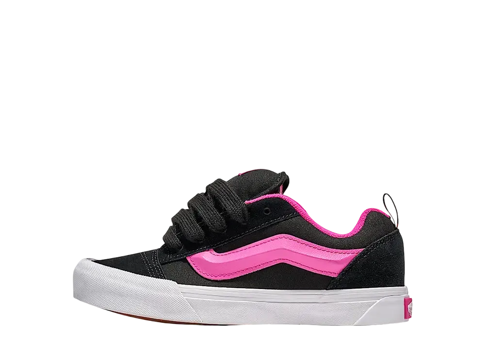 バンズ ビッグキッズ ニュースクール "ブラック/ピンク"