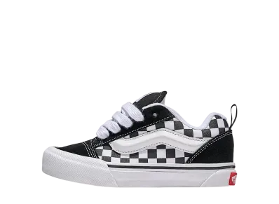 Vans Big Kids Knu Skool Checkerboard "Black/White"