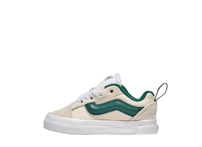 Vans Toddler Knu Skool "Marshmallow White/Green"
