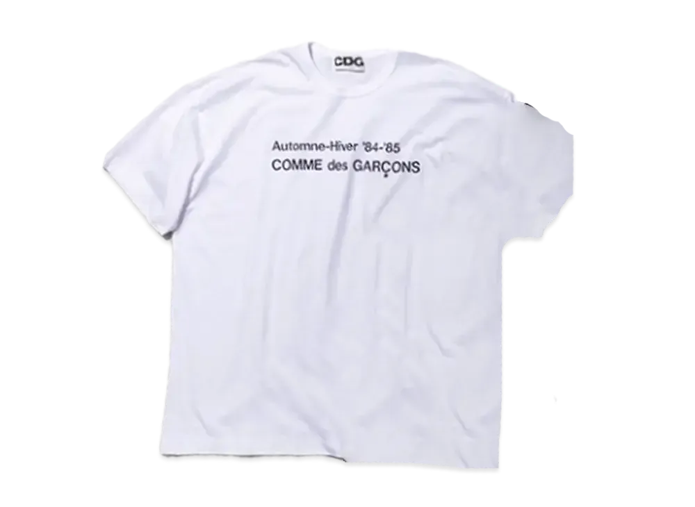Comme des Garcons CDG Staff Logo Big T-Shirt "White"