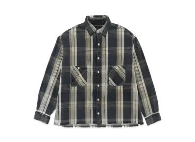 SAINT Mxxxxxx Flannel Shirt Check "Black"