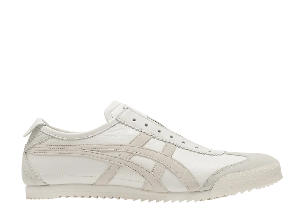 オニツカタイガー メキシコ66 スリッポン デラックス "ホワイト/ホワイト"