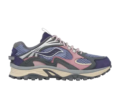 サッカニー グリッド オーラ X "ブルー/マルチ"