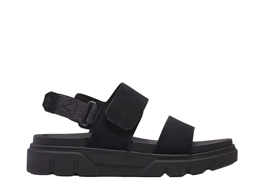 ティンバーランド ウィメンズ グレイフィールド 2ステップ サンダル "ブラックスウェード"