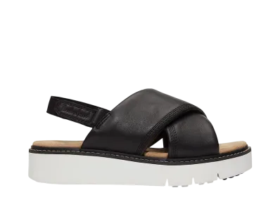 Timberland Women's Safari Dawn Backstrap Sandal "Black Full Grain"