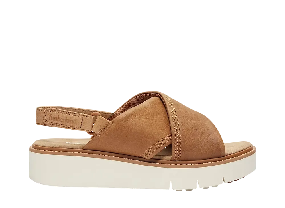 ティンバーランド ウィメンズ サファリ ドーン バックストラップ サンダル "ミディアムベージュフルグレイン"