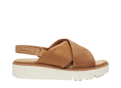 Timberland Women's Safari Dawn Backstrap Sandal "Medium Beige Full Grain"