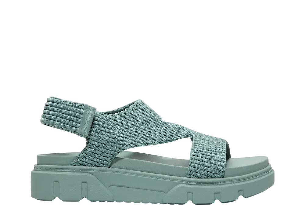Timberland Women's Greyfield Backstrap Sandal "Light Green Knit"