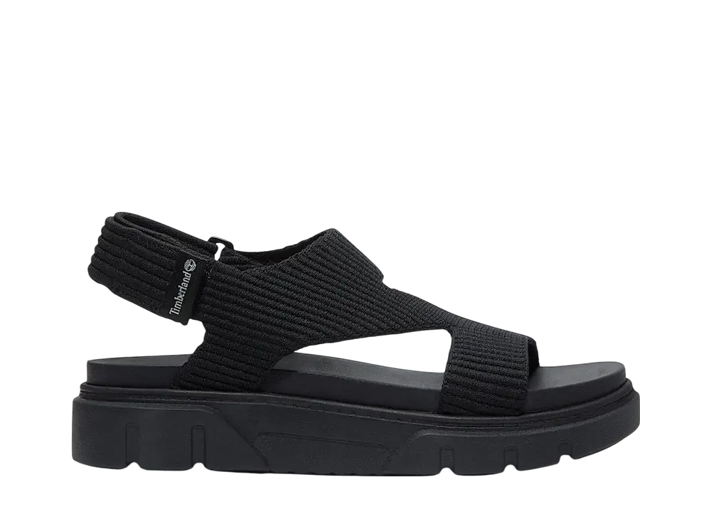 Timberland Women's Greyfield Backstrap Sandal "Black Knit"