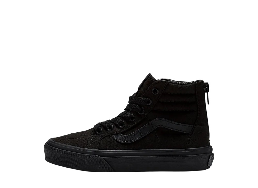 バンズ リトルキッズ スケートハイ ジップ "ブラック"