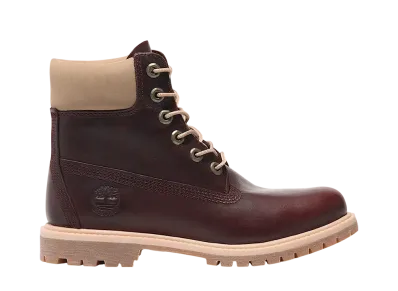 Timberland Women's Premium 6inch Waterproof Boot "Root Beer Full Grain"