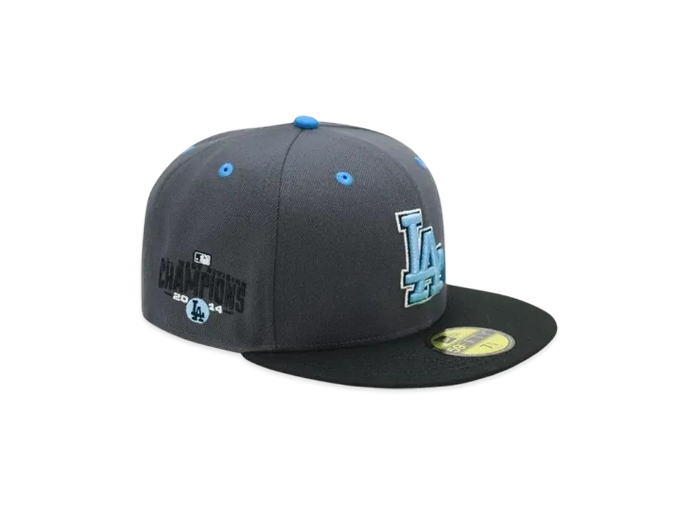 NEW ERA x THE CAP 'Rock Glacier' 59Fifty Los Angeles Dodgers "Graphite/Black"