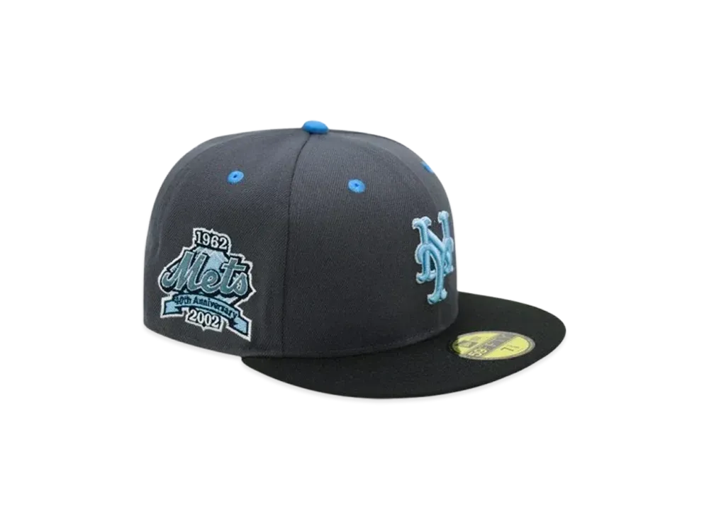 NEW ERA x THE CAP 'Rock Glacier' 59Fifty New York Mets "Graphite/Black"