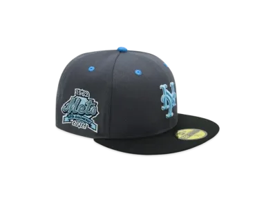 NEW ERA x THE CAP 'Rock Glacier' 59Fifty New York Mets "Graphite/Black"