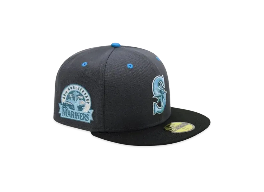 NEW ERA x THE CAP 'Rock Glacier' 59Fifty Seattle Mariners "Graphite/Black"