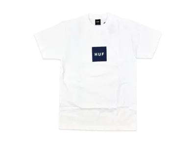 HUF Essentials Box Logo S/S Tee "White"
