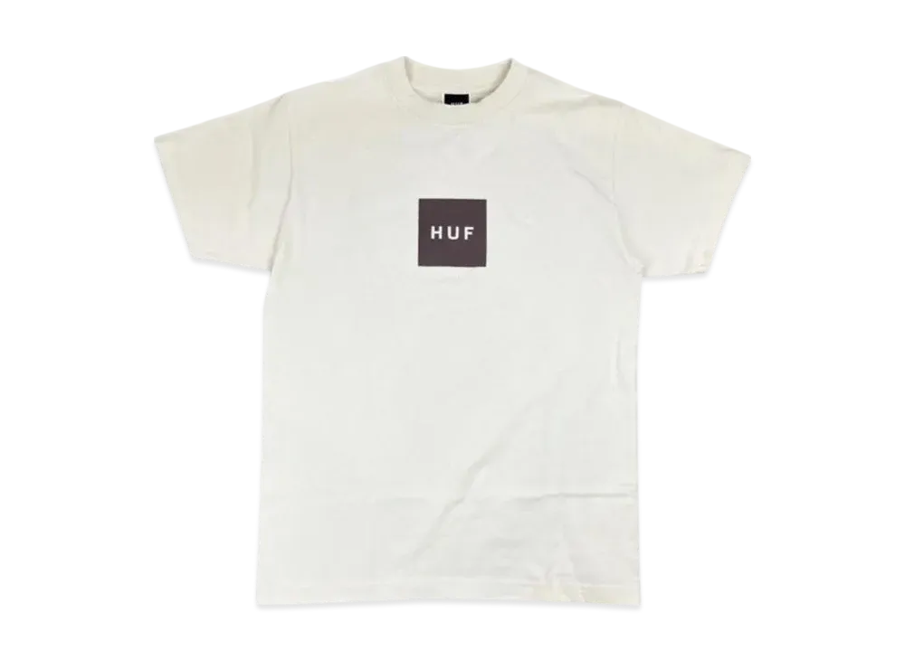 HUF Essentials Box Logo S/S Tee "Bone"