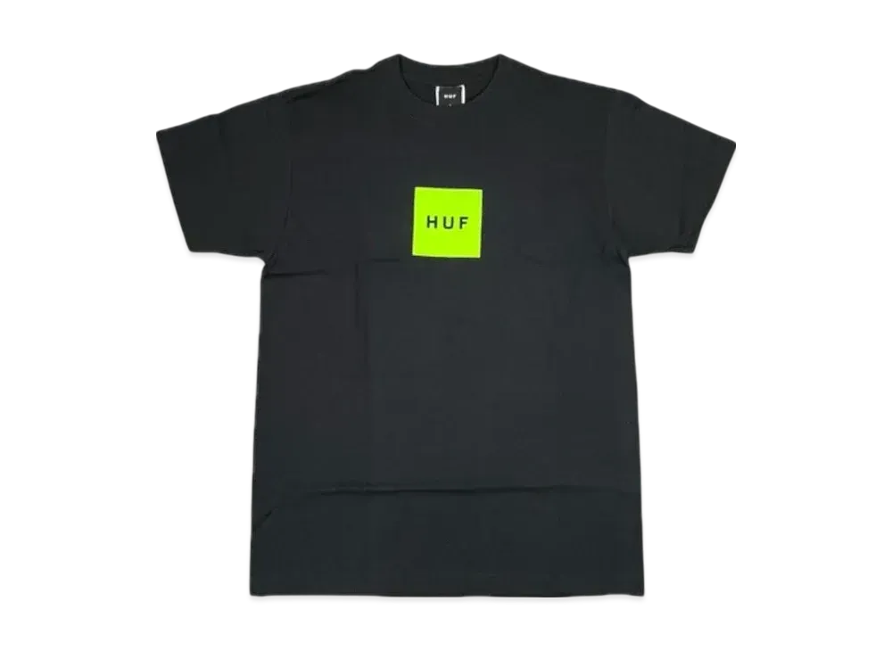 HUF Essentials Box Logo S/S Tee "Black"