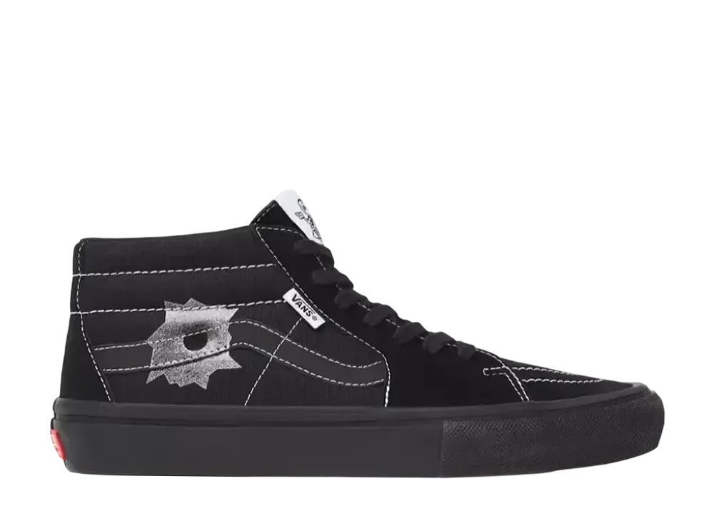 Nate Lowman × Supreme × Vans Skate Grosso Mid "Bullet Hole/Black" (Japan Exclusive) (25SS Week9)